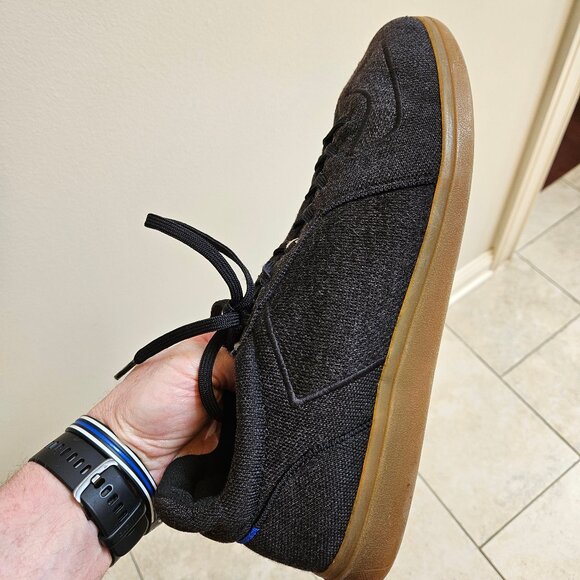 Rothy's Men's RS01 Sneakers, Charcoal Gray/Gum, Sz 13 - Picture 14 of 16